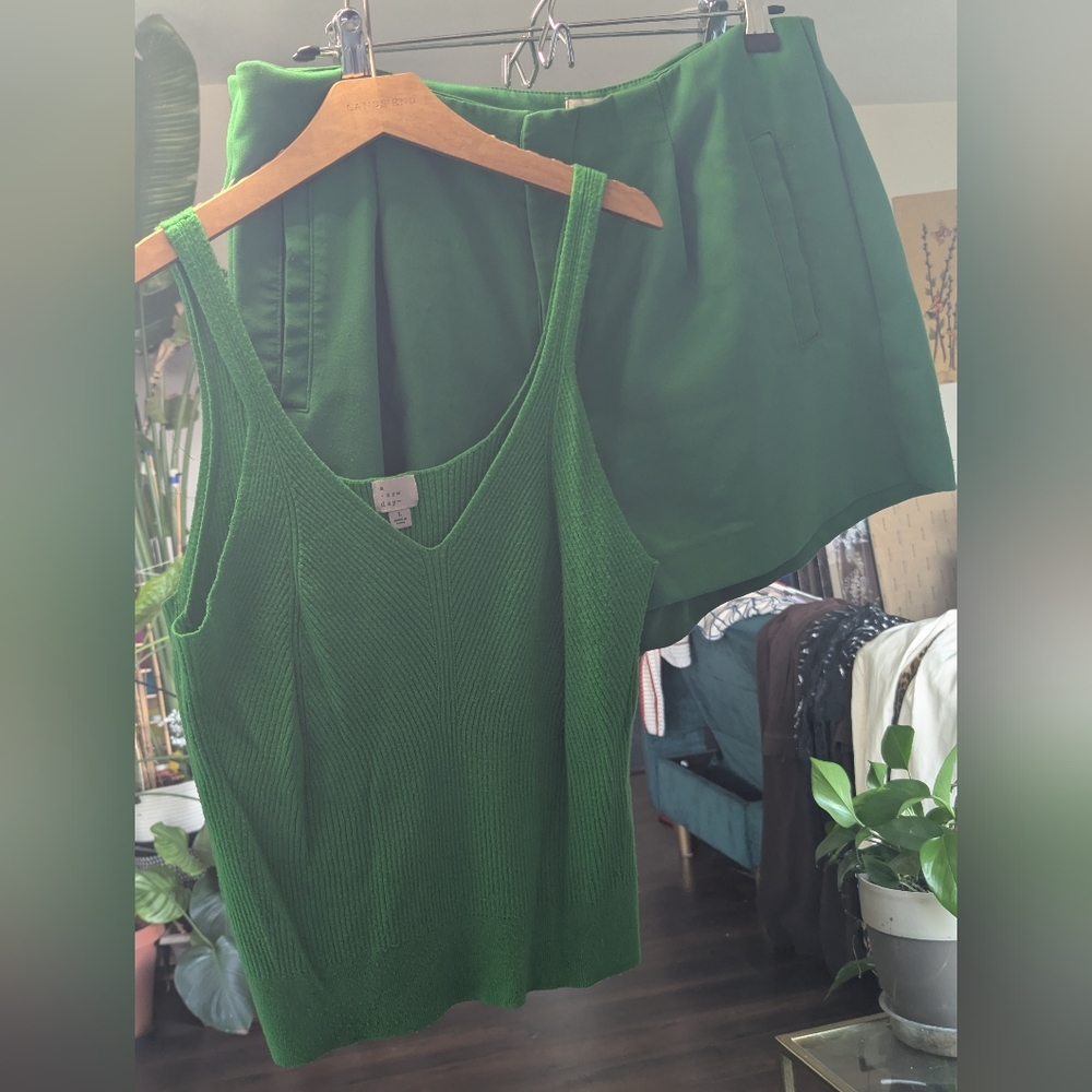 Two Piece A New Day Short And Tank Top Set